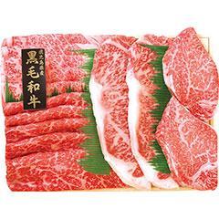 【年末便】山-105　鹿児島県産　黒毛和牛詰合せ