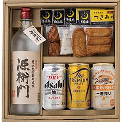 焼酎 源衛門＆ビール・さつまあげセット