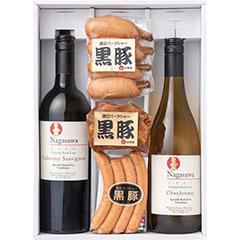 CA-O-CH　山形屋オリジナル　ナガサワワイン＆デミグラスハンバーグAセット