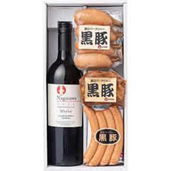 M-O　山形屋オリジナル　ナガサワワイン＆デミグラスハンバーグBセット