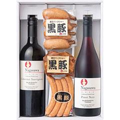 CA-O-P　山形屋オリジナル　ナガサワワイン＆デミグラスハンバーグAセット