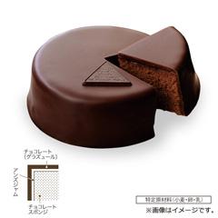 17.デメル　ザッハトルテ4号【お渡し場所　天文館ベルク広場】