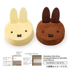 35.ミッフィー&メラニー　チーズとショコラのクリスマスケーキ【お渡し場所　天文館ベルク広場】