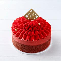 シーキューブ　フラワーケーキ(ショコラ＆フレーズ）