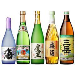 K-22　鹿児島　本格焼酎・梅酒5本セット