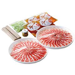 【全国送料込】遊食豚彩いちにいさん　そばつゆ仕立黒豚しゃぶ