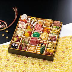 ☆070　ビストロ風おせち一段重(ヤマ・ピストロ)
