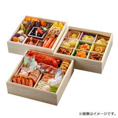 鶴鳴館 鶴家 和洋中三段お重詰め