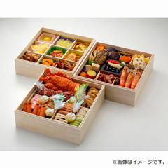 鶴鳴館 鶴家 和洋中三段お重詰め