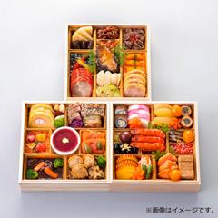 銀座ろくさん亭×オテル・ド・ヨシノ×赤坂璃宮 和洋中三段重