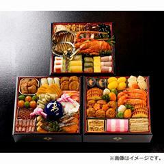 下鴨茶寮 和おせち三段（下鴨-54）【お渡し場所　山形屋(鹿児島)2号館6階文化H】