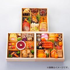 銀座ろくさん亭×オテル・ド・ヨシノ×赤坂璃宮 和洋中三段重