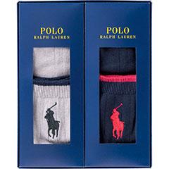 PLC530M　ポロ・ラルフローレン　靴下セット（カジュアルミドル2足）