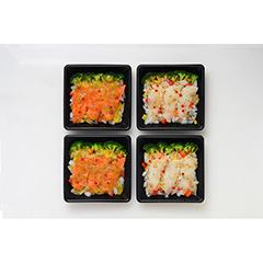 北海道産サーモンとヒラメのカルパッチョ（サーモン、ヒラメ：北海道産・加工地：北海道）