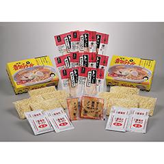 「河京」喜多方ラーメン８食チャーシュー・メンマセット（加工地：福島県）