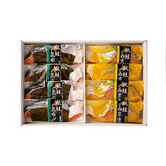 北海道秋鮭西京漬＆秋鮭昆布〆セット（秋鮭：北海道産・加工地：北海道）