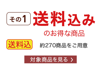 送料込みのお得な商品